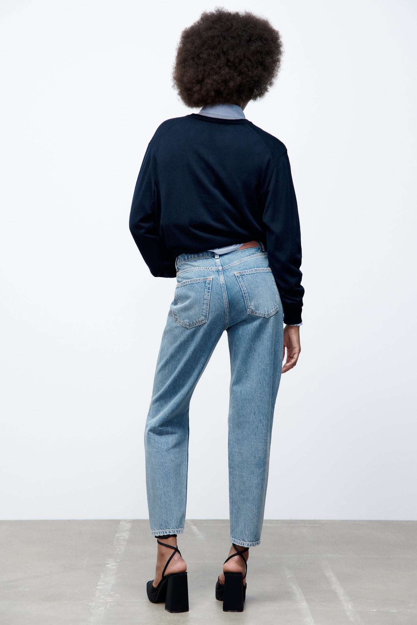 Jeans Z1975 Ripped Mom Fit Rotos