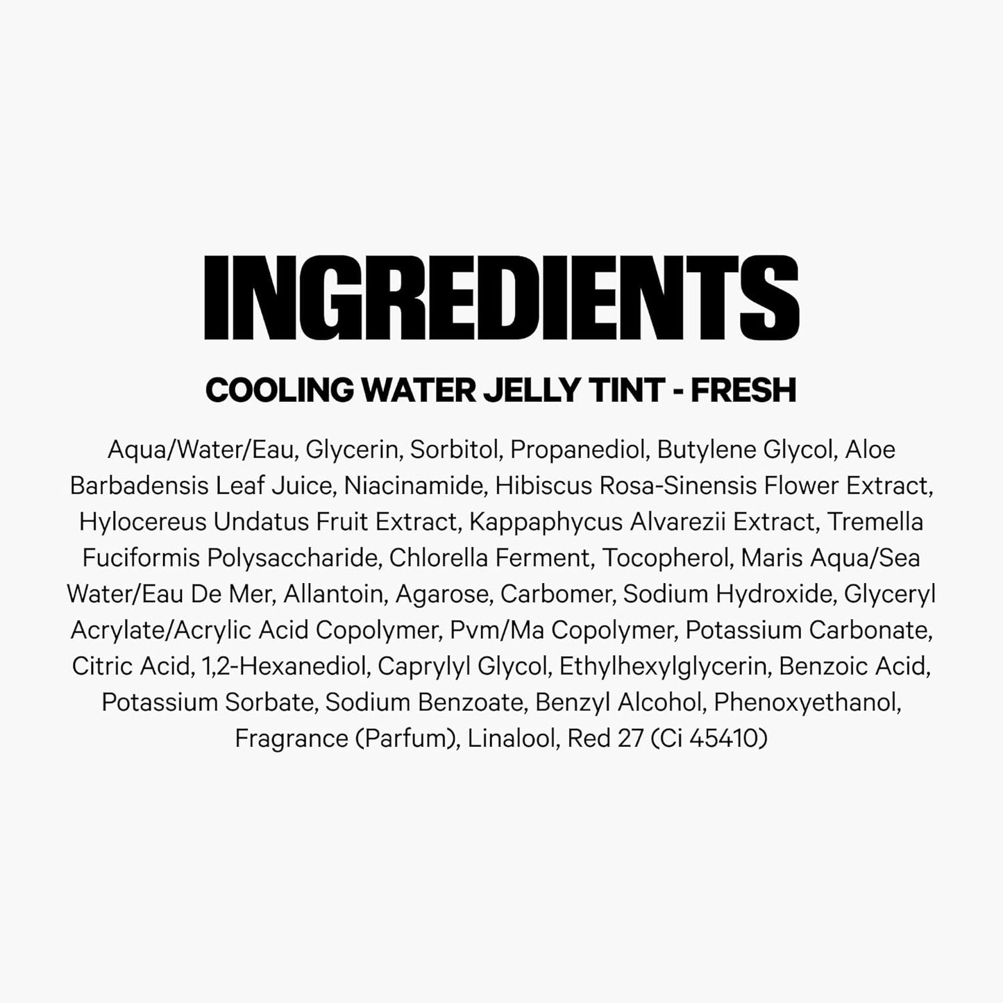 Cooling Water Jelly Tint Lip + Cheek Blush Stain - Fresh