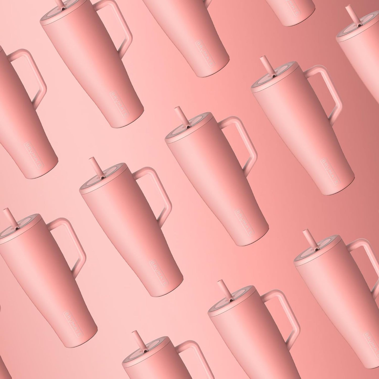 BrüMate Era 40 oz Tumbler with Handle and Straw - Guava