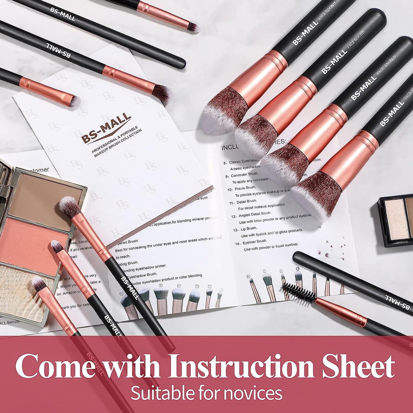 14 Pcs Makeup Brush Collection