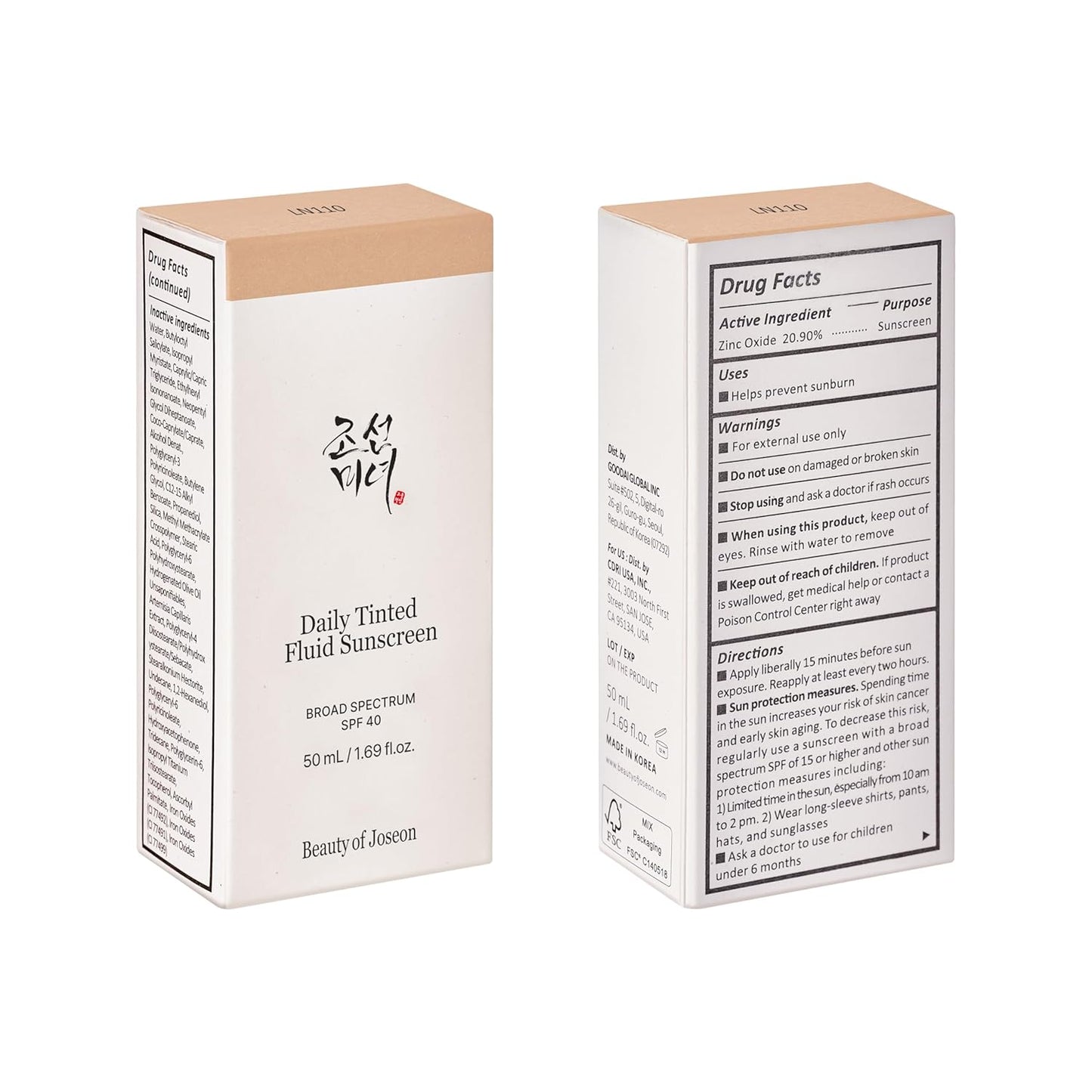 Daily Tinted Fluid Sunscreen SPF40