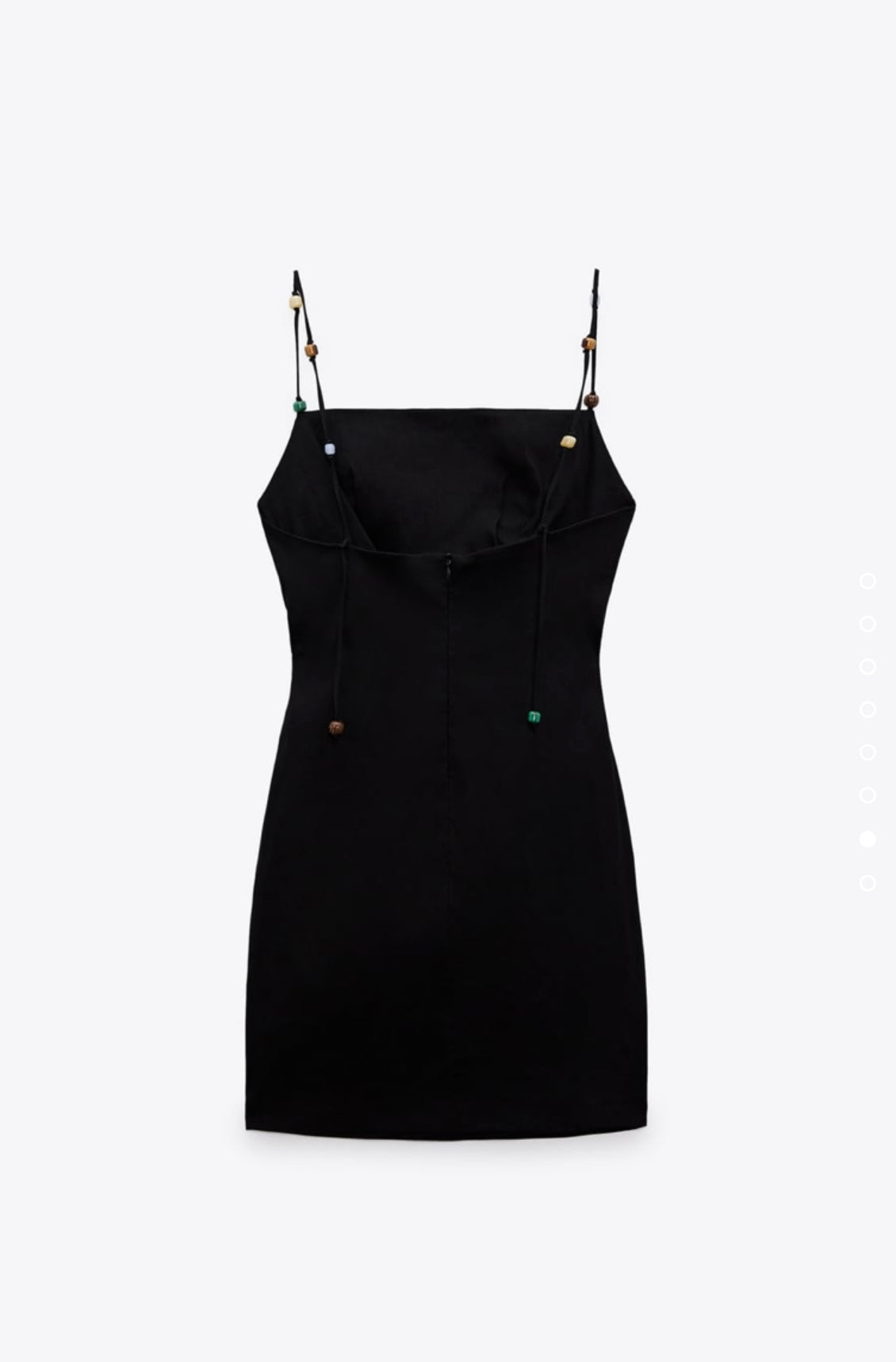 Vestido Drapeado con Lino