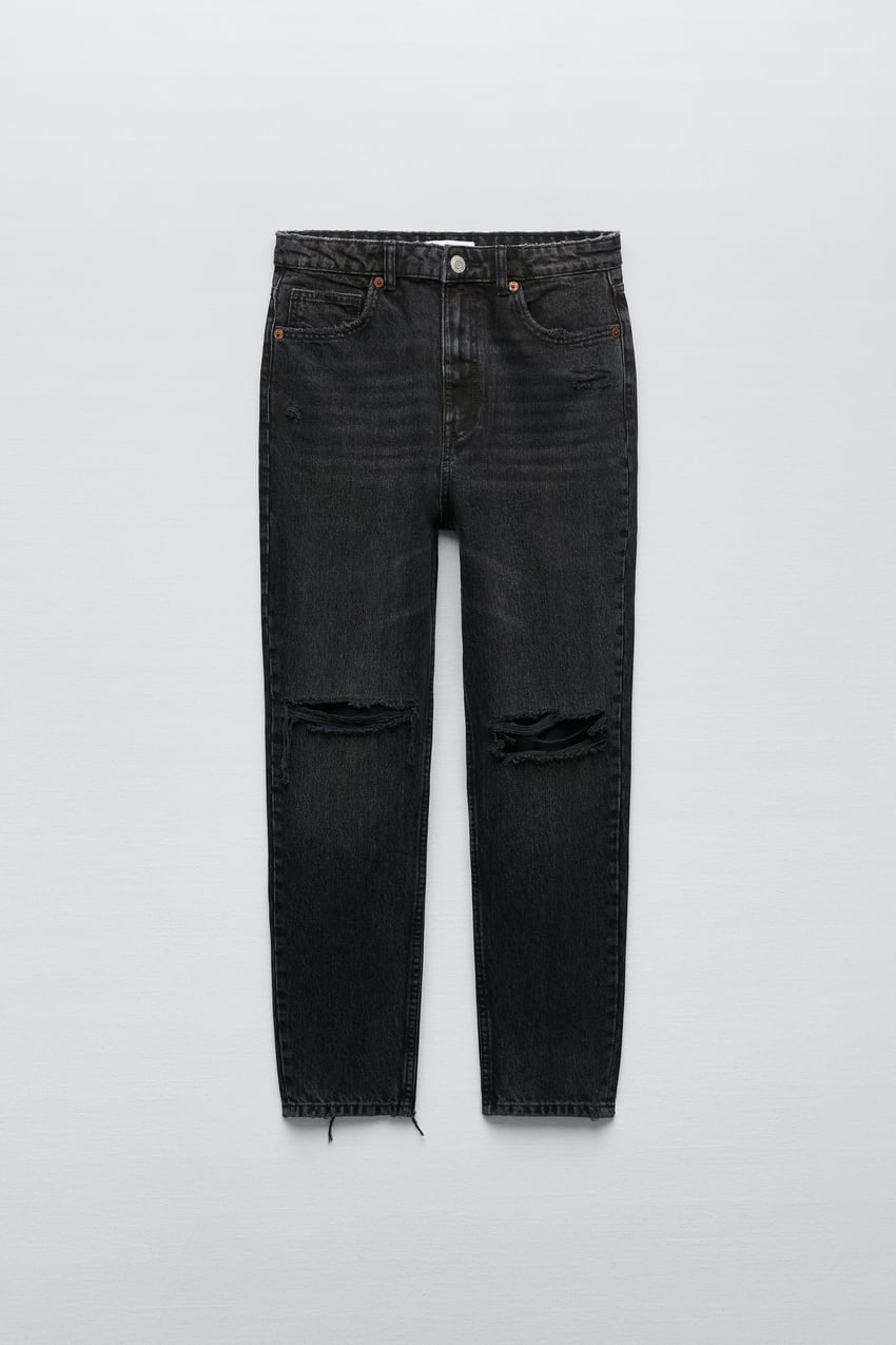 Jeans TRF Mom Fit Rotos
