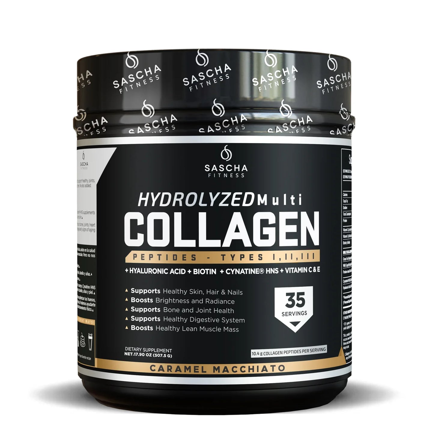 Sascha Fitness Collagen Caramelo Macchiatto