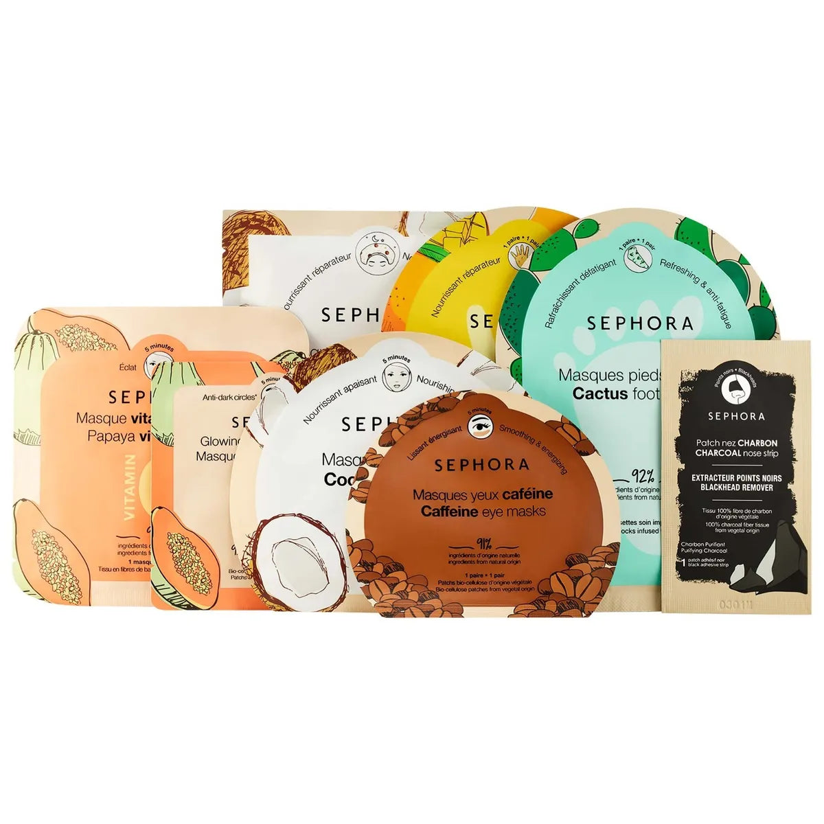 Wishing You Mask Set Of 8 Face & Body Masks