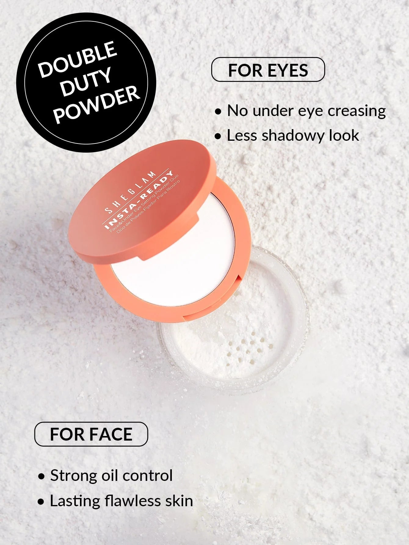 Insta-Ready Face & Under Eye Setting Powder Duo