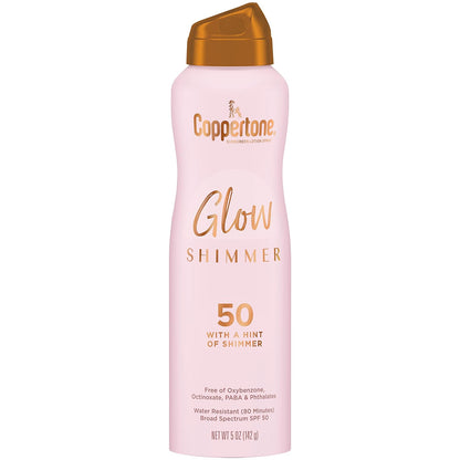 Glow Shimmer SPF 50 Sunscreen Spray