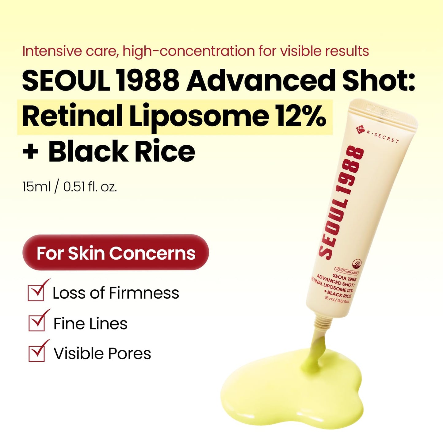 SEOUL 1988 Advanced Shot : Retinal Liposome 12% + Black Rice