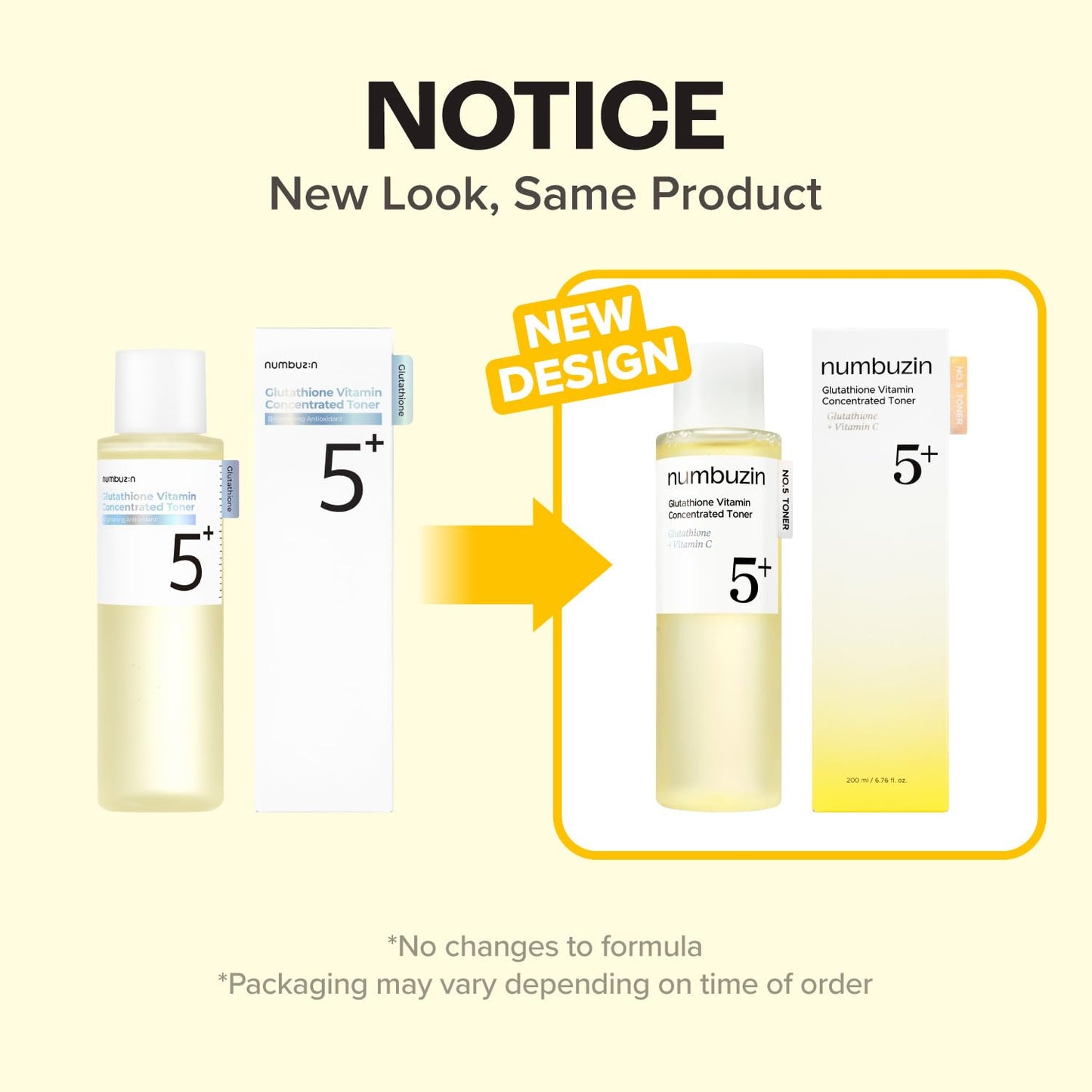 No.5 Glutathione Vitamin Concentrated Toner