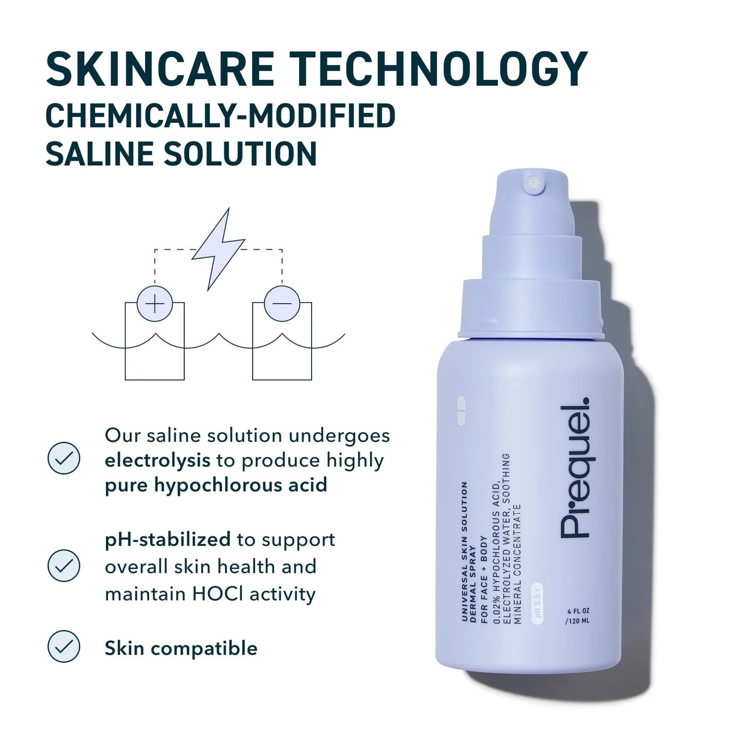 Universal Skin Solution Hypochlorous Acid Spray For Face + Body