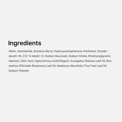 Hypochlorous Acid Power Soothing Spray