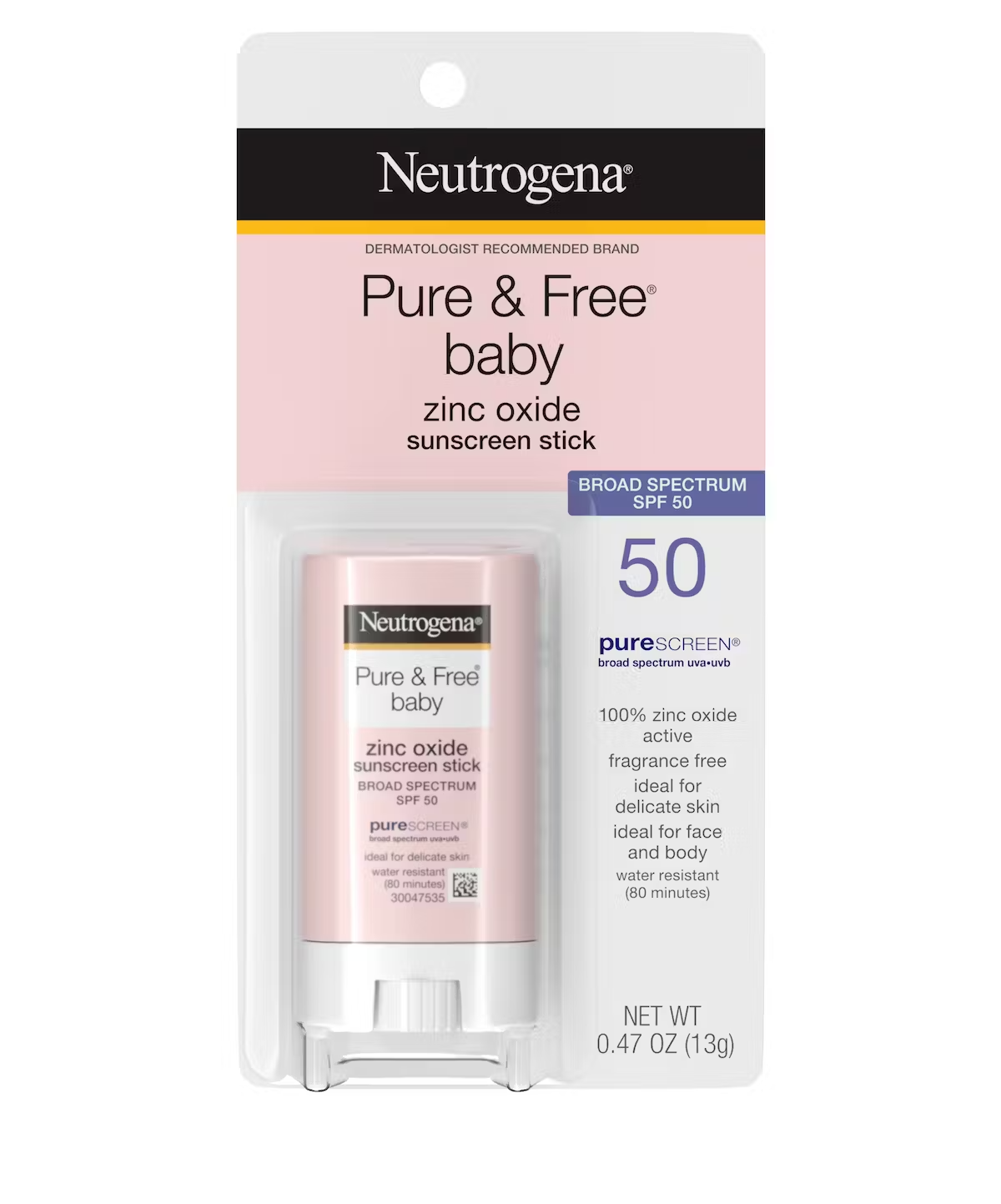 Pure & Free Baby Sunscreen Stick SPF 50