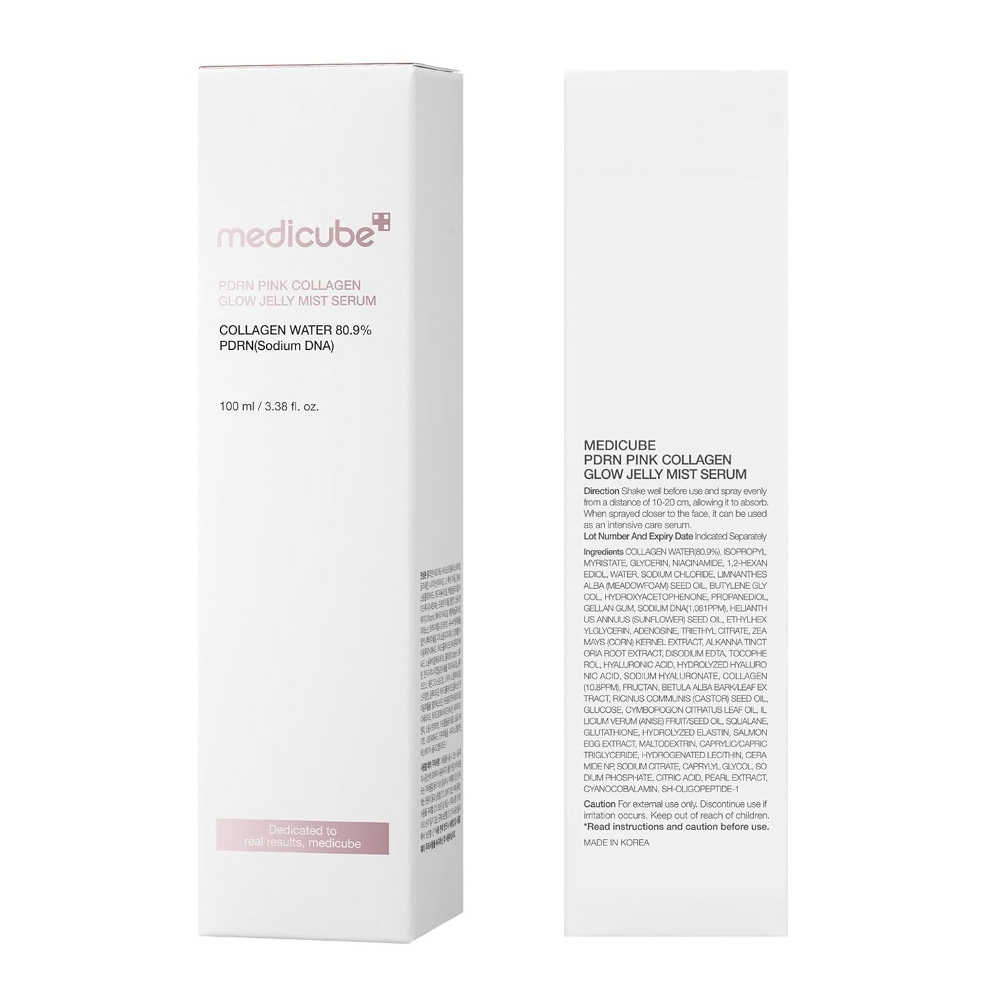 PDRN Pink Collagen Glow Jelly Mist Serum