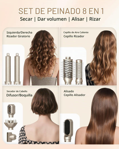 Rucha 8 in 1 Hair Multi-Styler