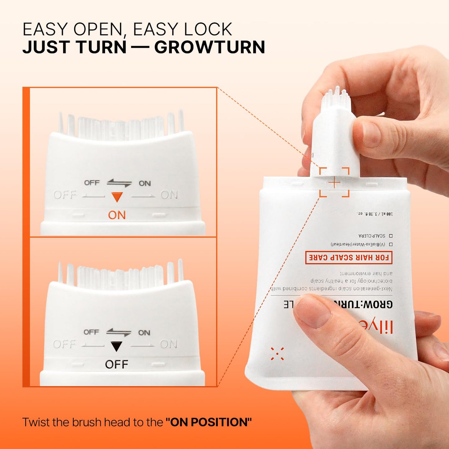 Grow:Turn Exosome Brush Ampoule