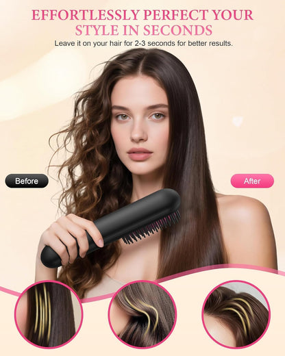 Porta Pro Plasma Cordless Hair Straightener Brush