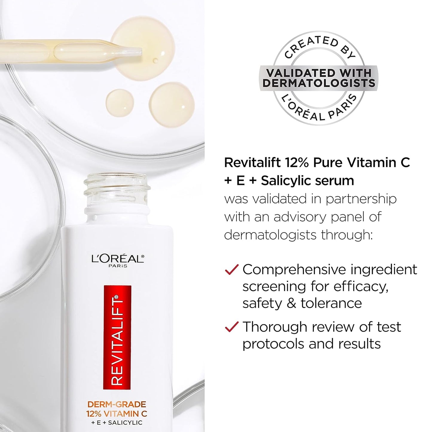 Revitalift Derm Intensives Derm Grade 12% Vitamin C + E + Salicylic Serum