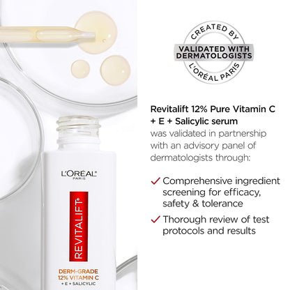 Revitalift Derm Intensives Derm Grade 12% Vitamin C + E + Salicylic Serum