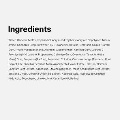 Kojic Acid Turmeric Brightening Gold Jelly Gel Mask