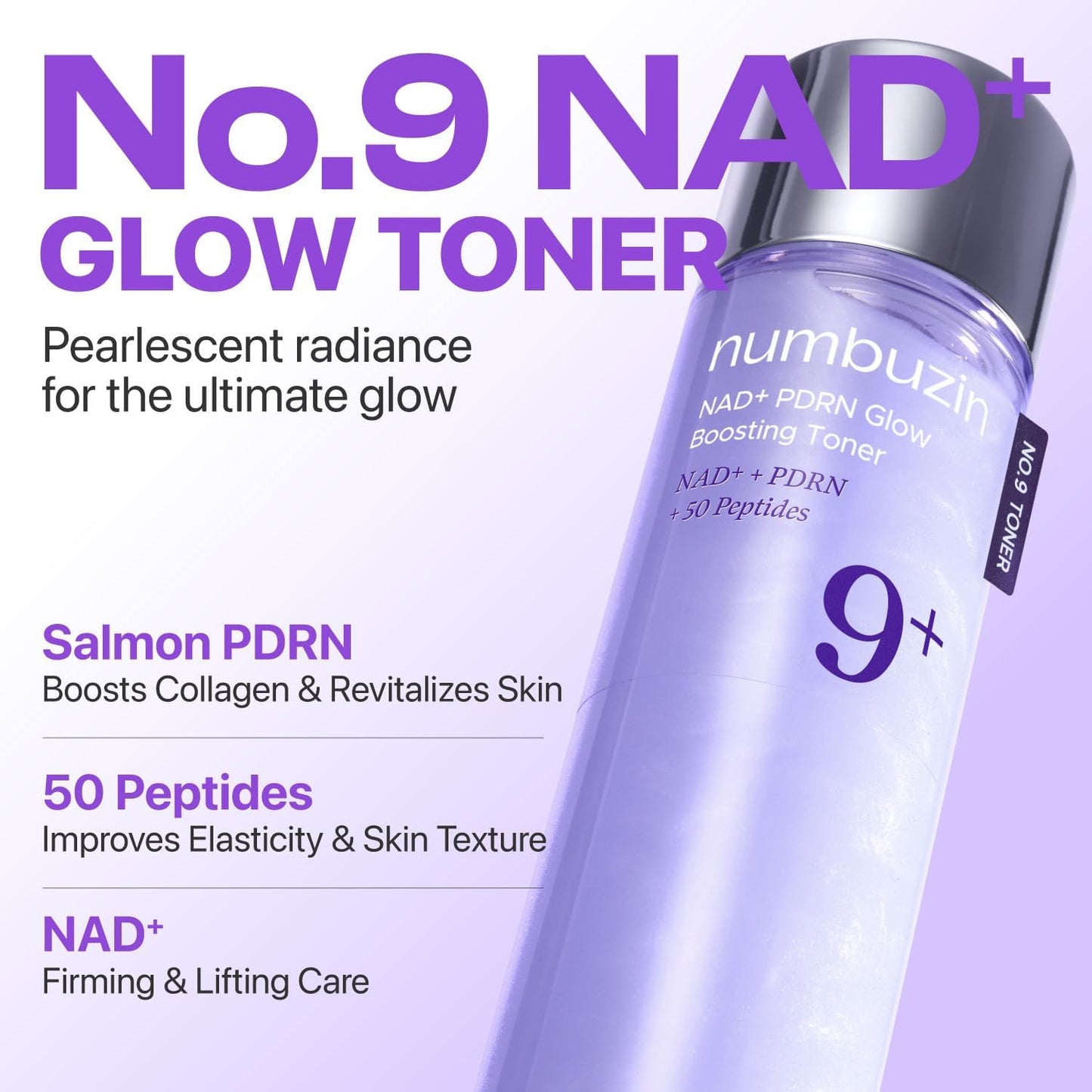 No.9 NAD+ + PDRN Glow Boosting Toner