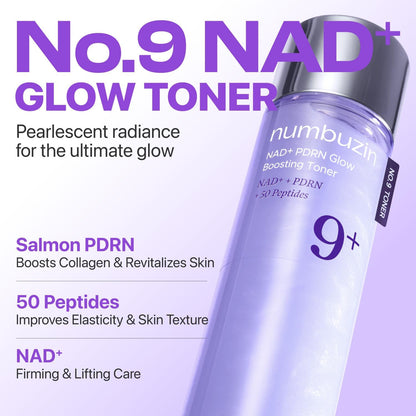 No.9 NAD+ + PDRN Glow Boosting Toner