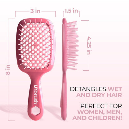 UNbrush Detangling Hair Brush Pastel