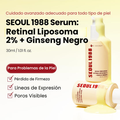SEOUL 1988 Serum : Retinal Liposome 2% + Black Ginseng