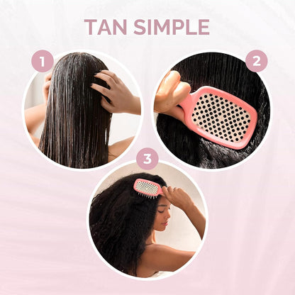 UNbrush Detangling Hair Brush Pastel