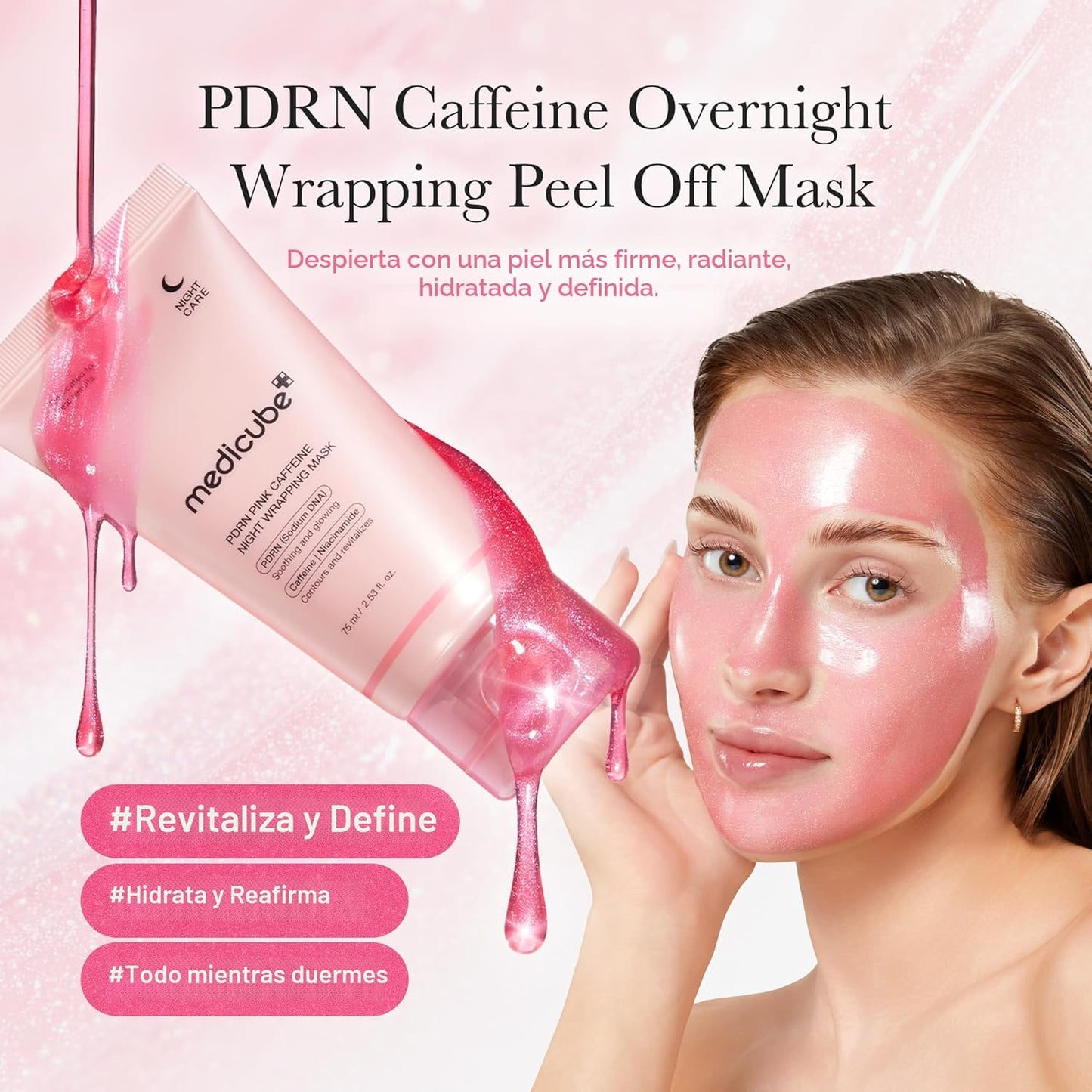PDRN Pink Caffeine Night Wrapping Mask