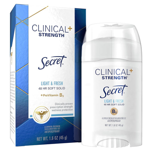 Clinical Strength Soft Solid Antiperspirant Deodorant