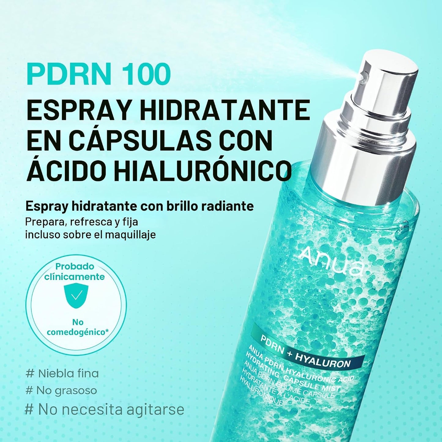 PDRN Hyaluronic Acid Hydrating Capsule Mist
