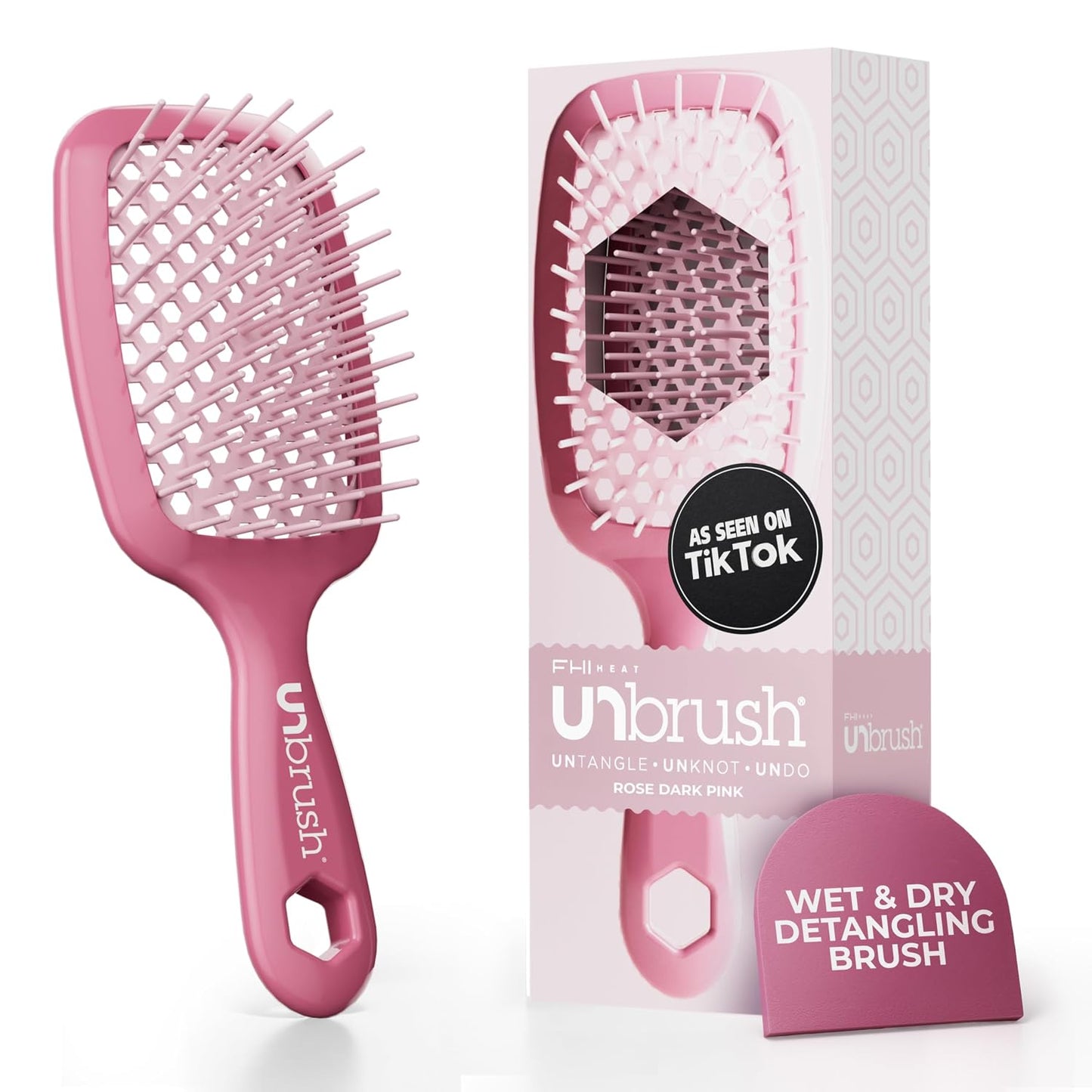UNbrush Detangling Hair Brush Pastel