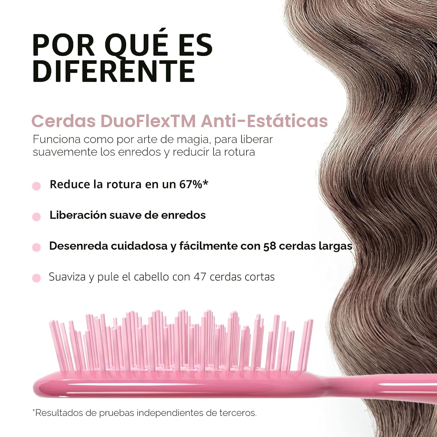 UNbrush Detangling Hair Brush Pastel