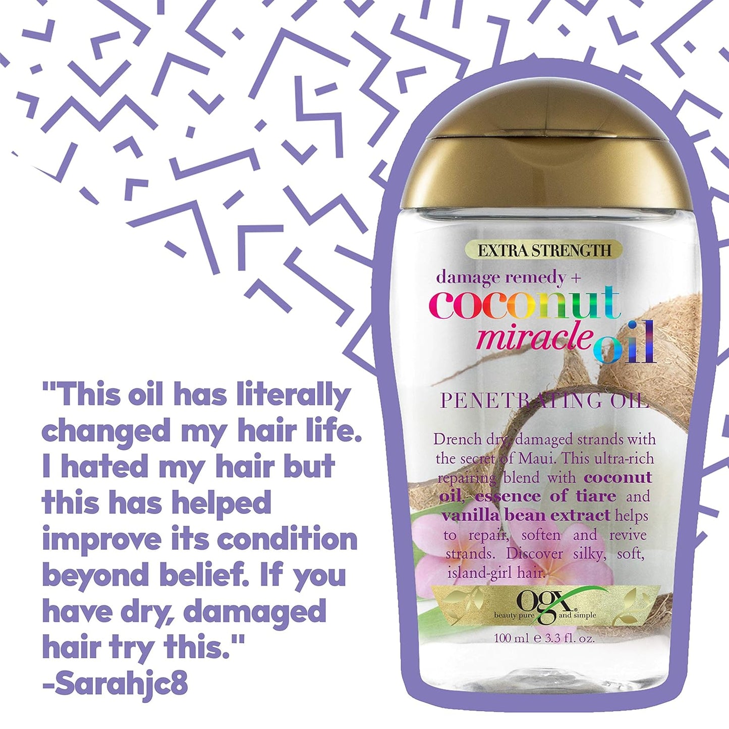 Coconut Miracle Oil Penetrating Oil