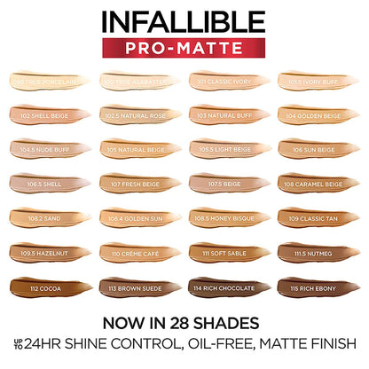 Infallible Pro-Matte Foundation