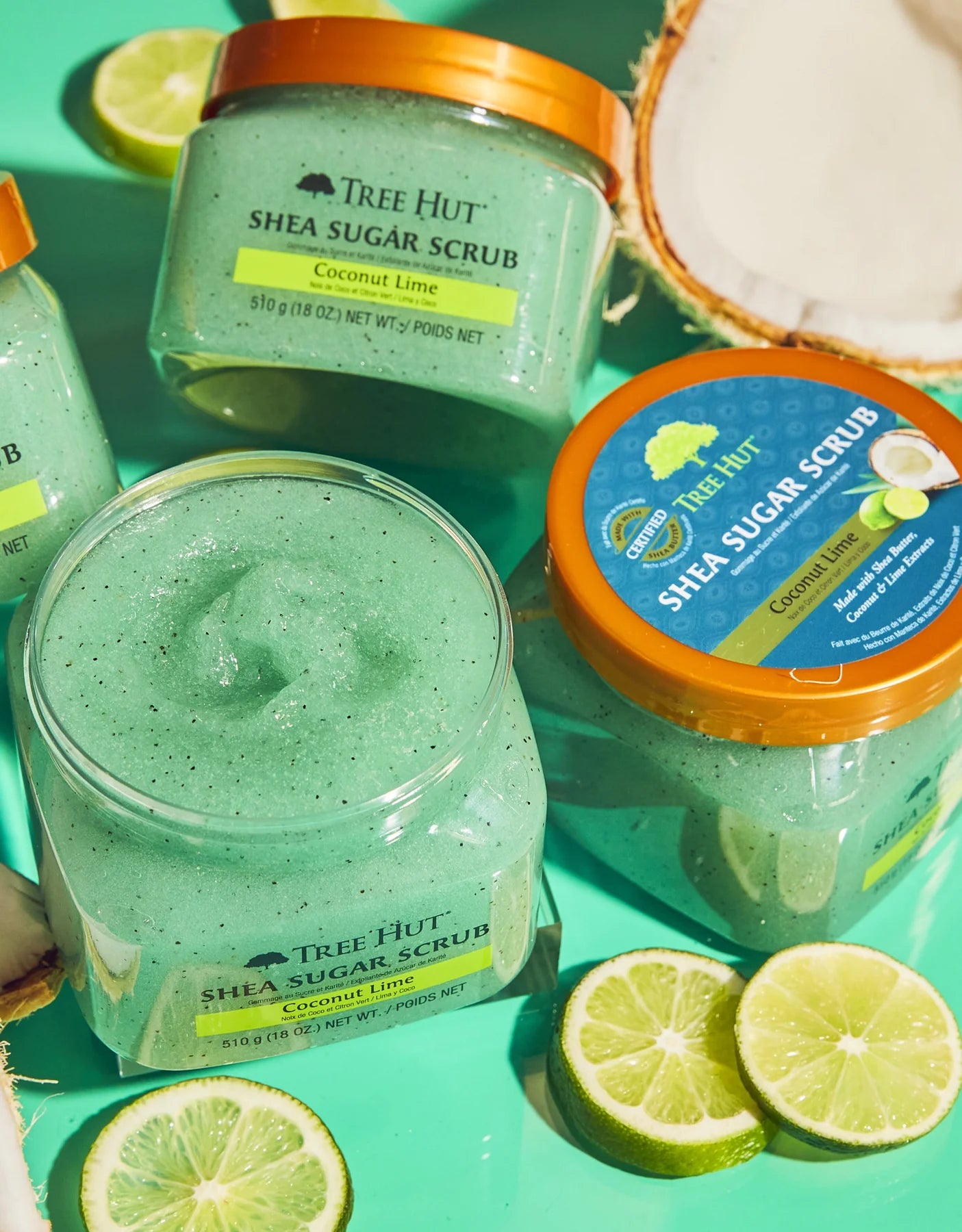 Coconut Lime Shea Sugar Scrub