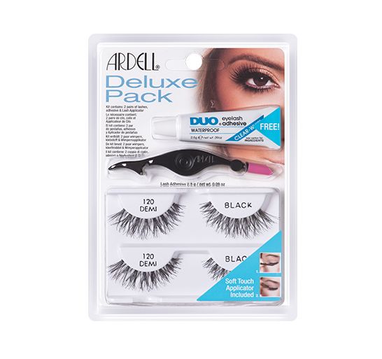 Deluxe Pack Lashes 120 Black with Applicator